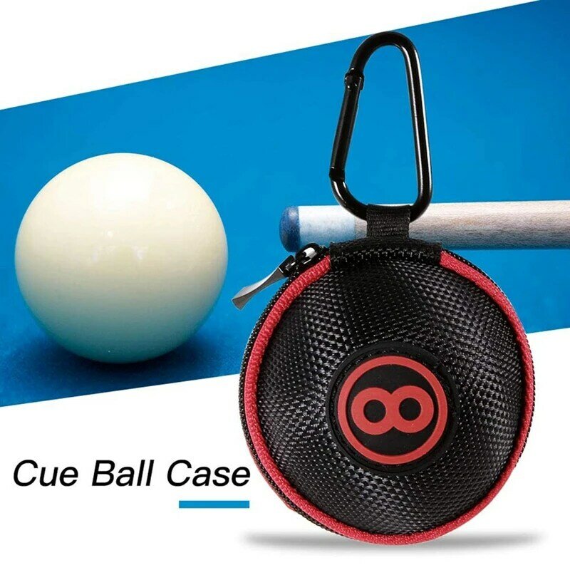 Clip-On Cue Ball Case,Cue Ball Bag For Attaching Cue Balls,Pool Balls,Billiard Balls,Training Ball To Your Cue Stick Bag
