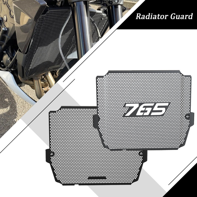 Motocicleta CNC Radiator Grille Guard Capa, Protetor do Tanque de Combustível, Street Triple StreetTriple 765 R RS 2023 2024, Edição Moto2