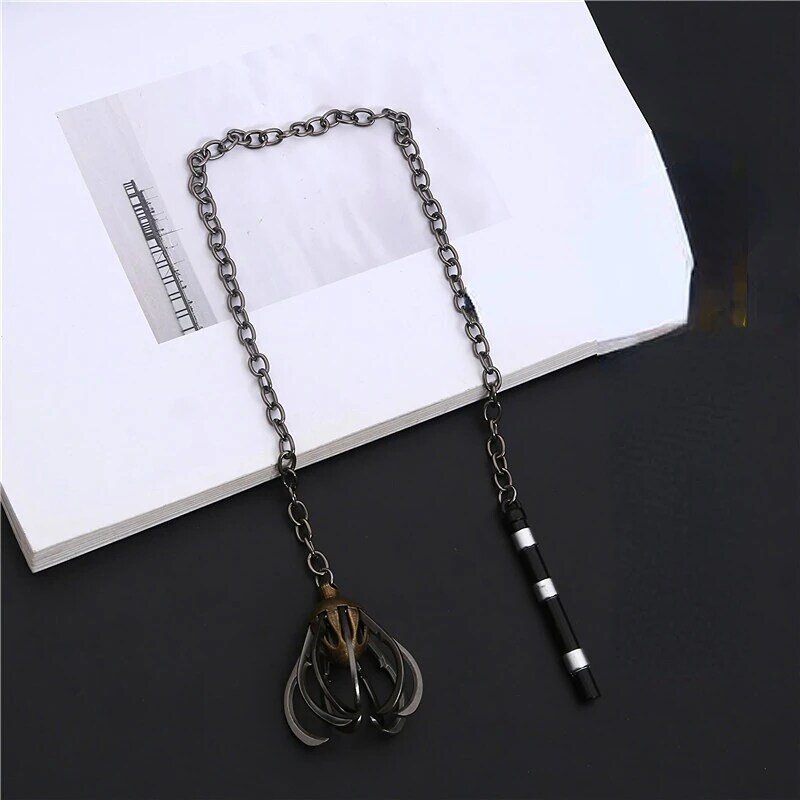 52cm Nine Claw Hook Guillotine Head Hunter Ancient Chinese Full Metal Chain Hidden Weapon Model Decoration Crafts Toy Collection