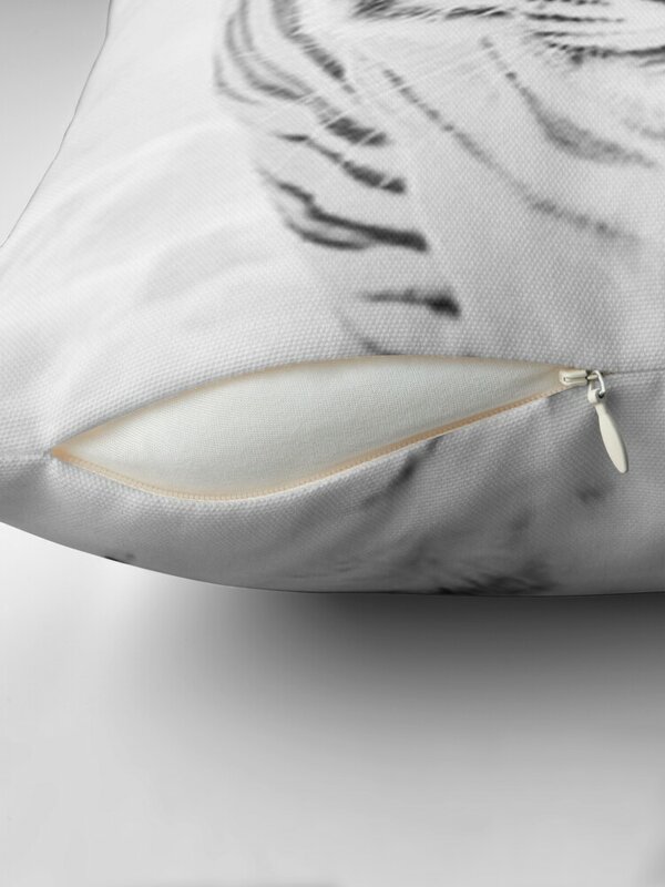 Funda de almohada de tigre blanco, cojines de sofá, funda de almohada de Navidad