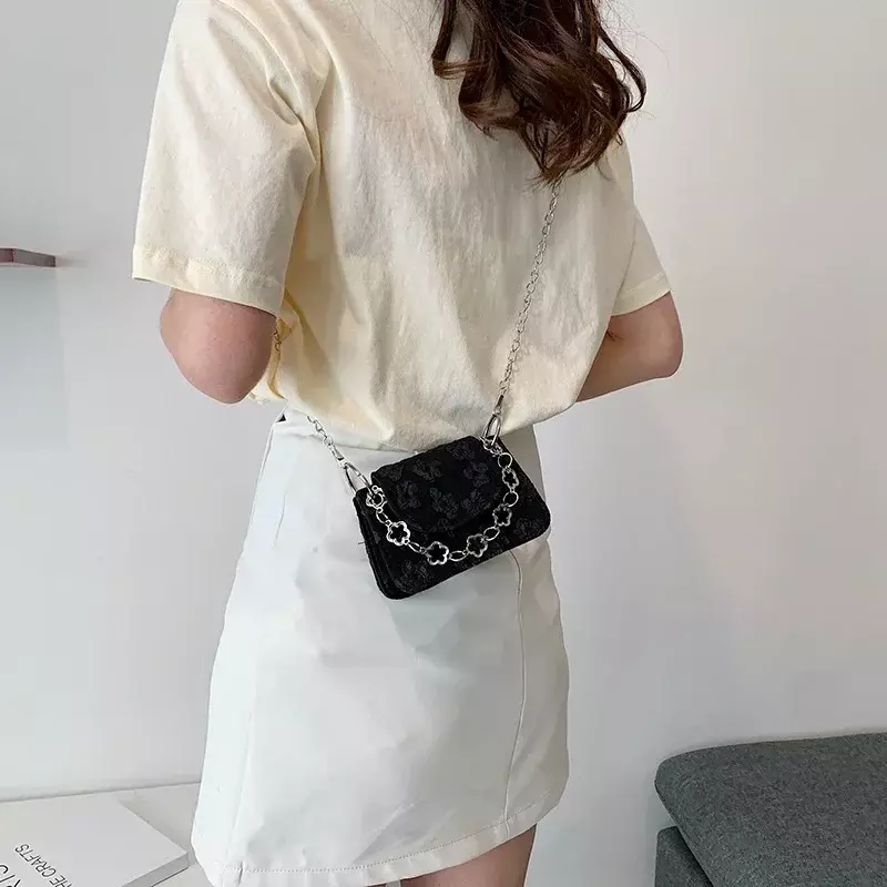 Mini bolsas crossbody de luxo para mulheres, monocromáticas pequenas, bolsa mensageiro de ombro casual, bolsa feminina, bolsa, 2021