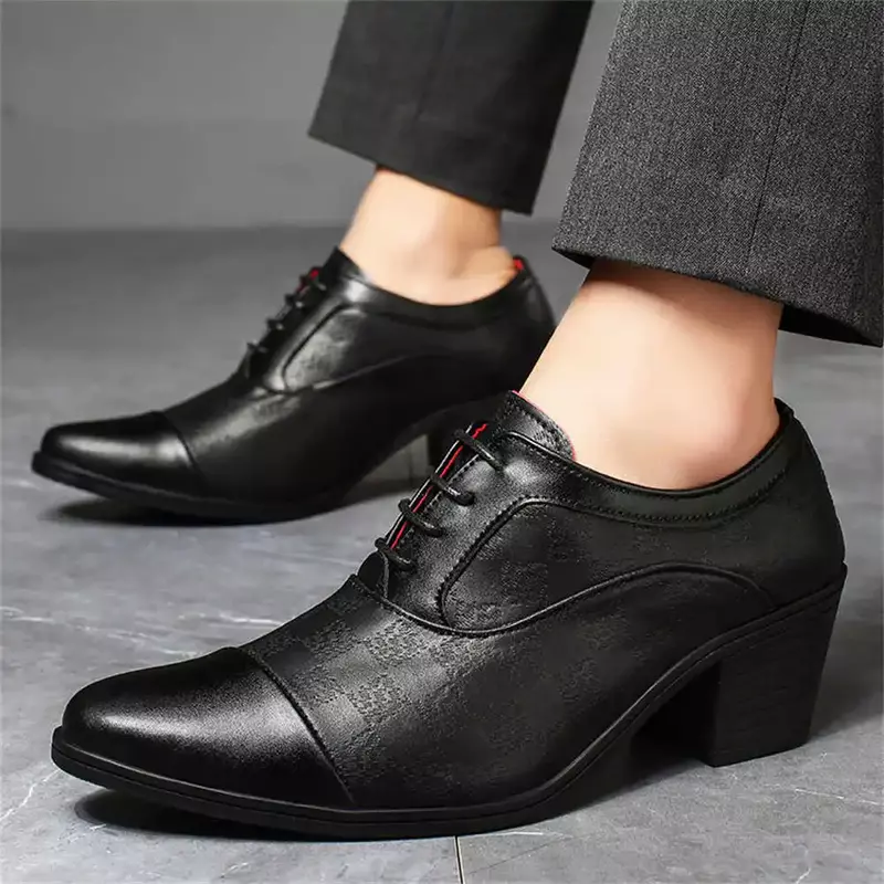 Married Patterned Men's Sports Shoes 42 Heels Men's Dress Shoes Formal Occasion Dresses Sneakers Order Fat 2023 Casual Life