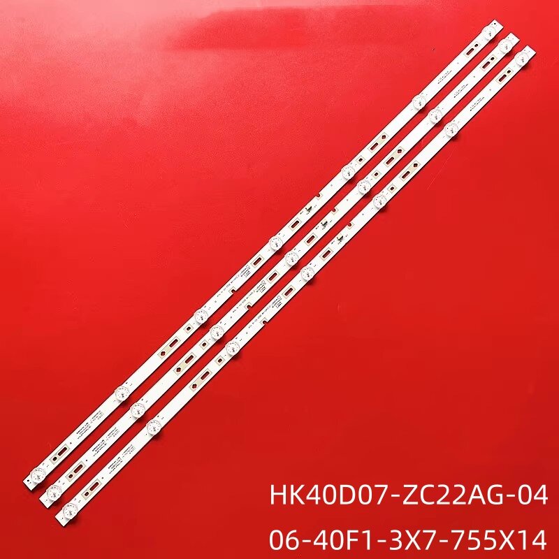 Bandes de rétroéclairage LED pour HK40D07-ZC22AG-04 de HK40D07-ZC22AG-04 303HK400040 303HK400038 40PAravi E RLDED4016A E2SW3918