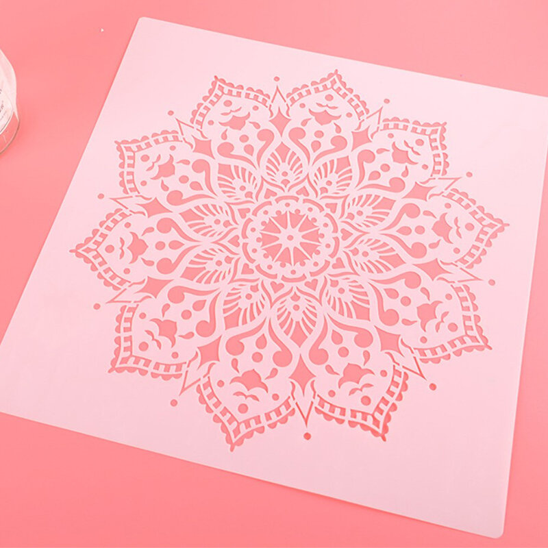 30cm Diy Handwerk Mandala Form Für Malerei Schablonen Gestempelt Papier Karte Vorlage
