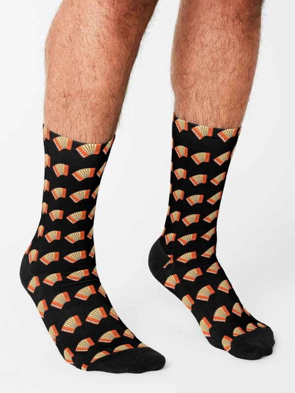 Accordion Socks hiking christmas stocking Designer Man Socks Women's