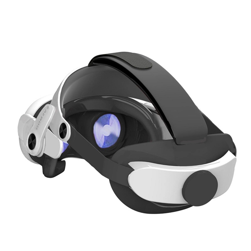 GOMRVR dla Meta/Oculus Quest 3 akcesoria regulowane wygodne opaska na głowę futerał do przenoszenia zestaw silikonowe etui ochronne