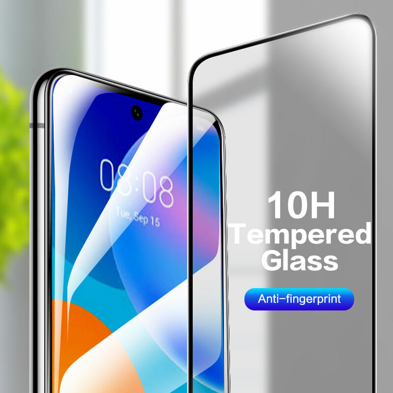 1-4 pces capa completa para huawei p smart 2021 vidro temperado p smart plus 2019 2020 s z pro protetor de tela do telefone película protetora