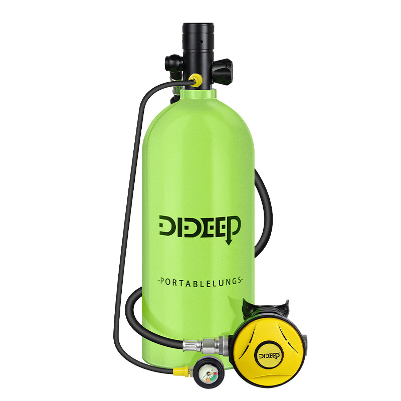 Dideep Portable Mini Scuba Diving Cylinder, Snorkel Air Tank Equipment, 3L