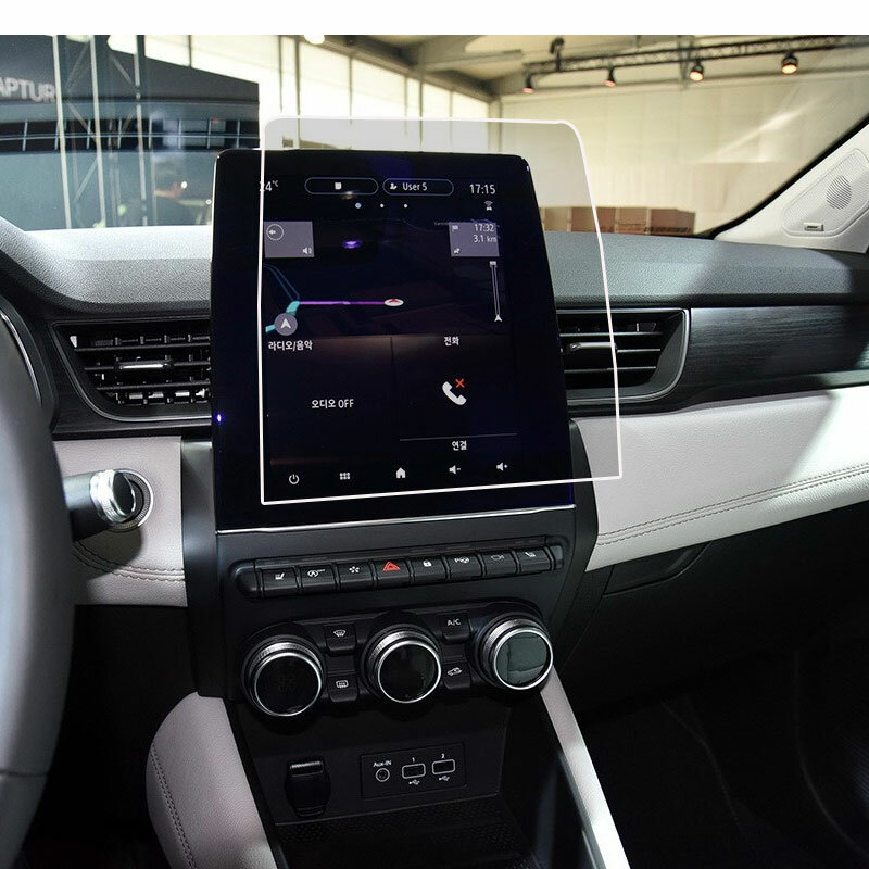 Protector de pantalla PET para Renault Arkana R.S. Protector de pantalla de navegación para coche, accesorios interiores, línea 2022, 9,3 pulgadas