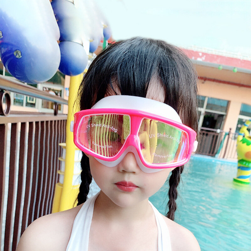 Gafas impermeables para niños y niñas, lentes profesionales antiniebla para natación, equipo de buceo