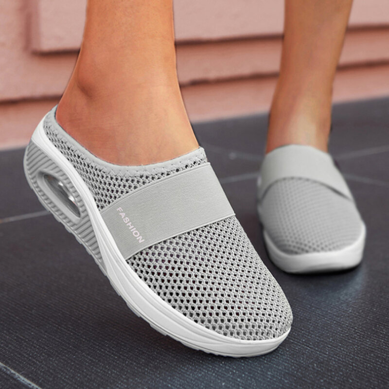 Sandal Jalan Anti Selip Sepatu Wanita Kasual Penambah Tinggi Sneakers Sol Tebal Wanita Sepatu Wanita Zapatos De Mujer