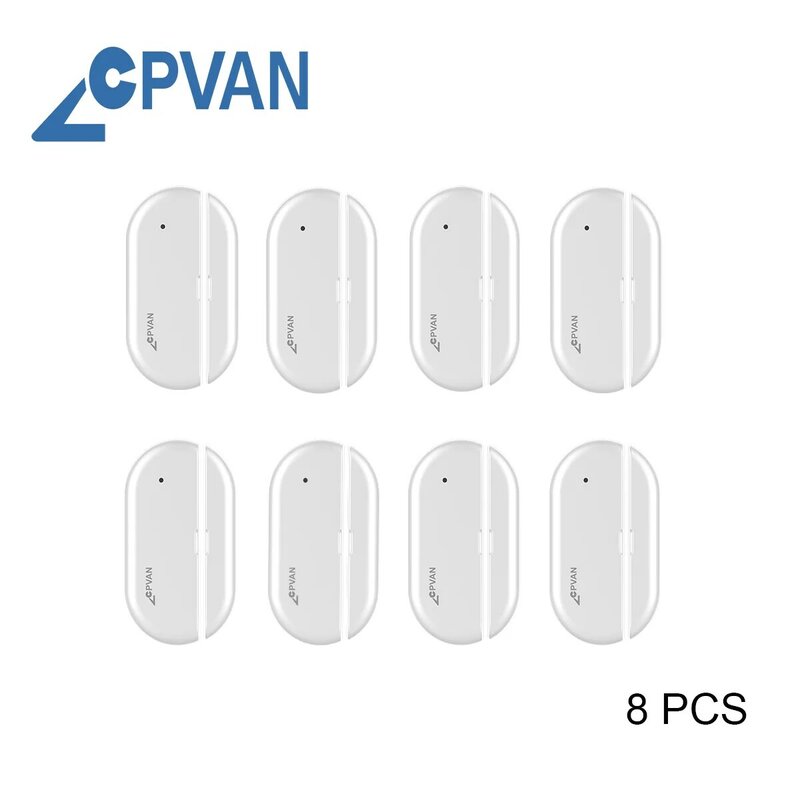 CPVAN-Capteur d'ouverture de porte/fenêtre, 433MHz, capteur de sécurité pour maison connectée, alarme de sécurité