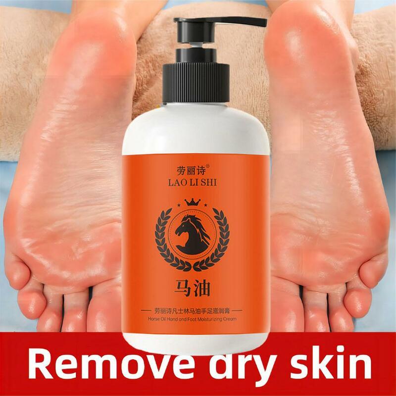 300g crema per i piedi riparatrice di olio di cavallo crema per le mani idratante Anti-essiccazione cura dei piedi pelle morta crema per rimuovere il tallone Anti-cracking