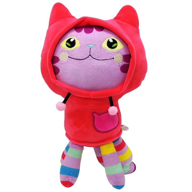 Nowy Gabby Dollhouse pluszowa zabawka Mercat Cartoon wypchane zwierzęta uśmiechnięty kot samochód kot przytulić Gaby dziewczyna lalki dzieci prezenty świąteczne