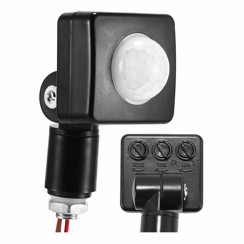 Motion Sensor PIR Switch, Light Sensing Switch, Sensor De Movimiento,Infrared Motion Activated Switch Detector, AC85-265V