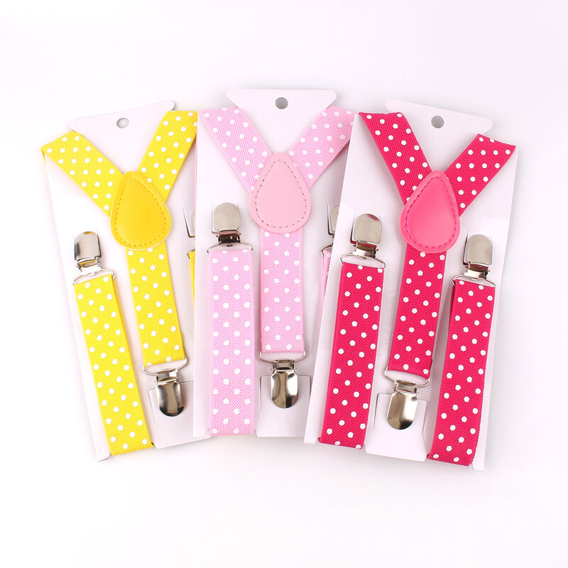 Novo crianças suspensórios boa qualidade pontos ajustável elástico suspende doces cor crianças cintas acessórios meninas meninos cintas