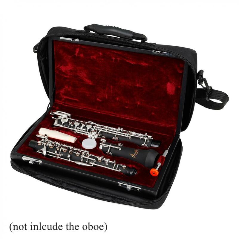 Clarinet กระเป๋าเคสพกพากระเป๋า Gig หนาผ้ากันน้ำ Oxford Hard แบบพกพา Oboe ทรัมเป็ตกระเป๋าสะพายไหล่