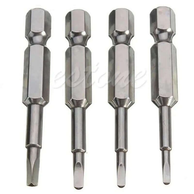 Neue 4 Stück Magnetische für DREIECK Schraubendreher-bits S2 Stahl 1/4 Hex Schaft