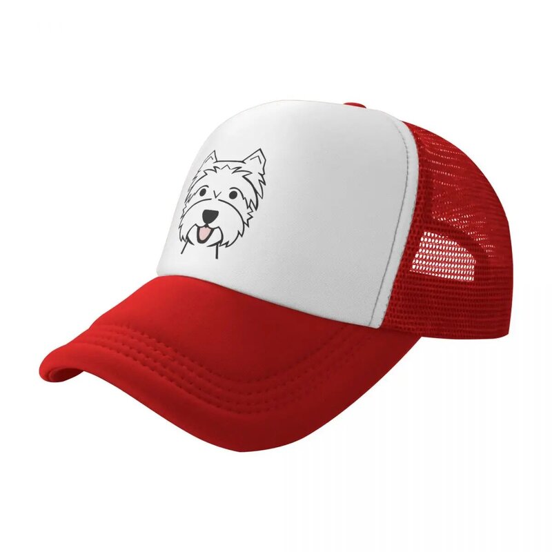 قبعة بيسبول مخصصة للرجال والنساء في المرتفعات الغربية ، قبعة كلب بري قابلة للتعديل ، قبعة سائق شاحنة هيب هوب ، الربيع