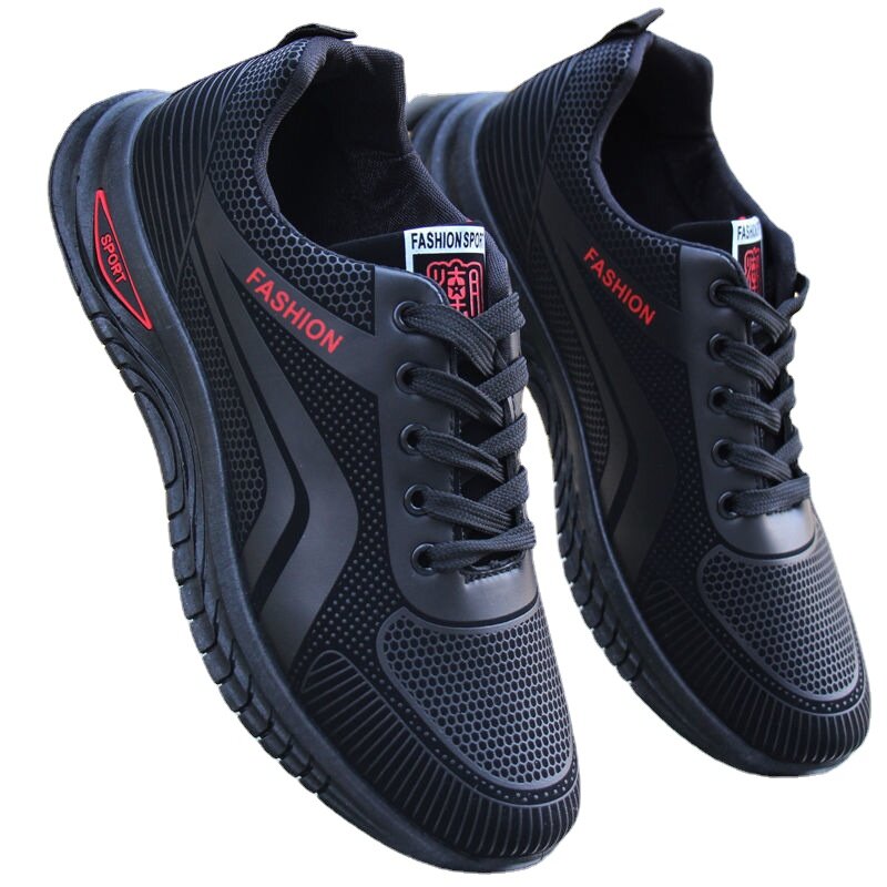 Zapatillas de deporte informales para hombre, zapatos deportivos transpirables, antideslizantes, resistentes al desgaste, para correr al aire libre