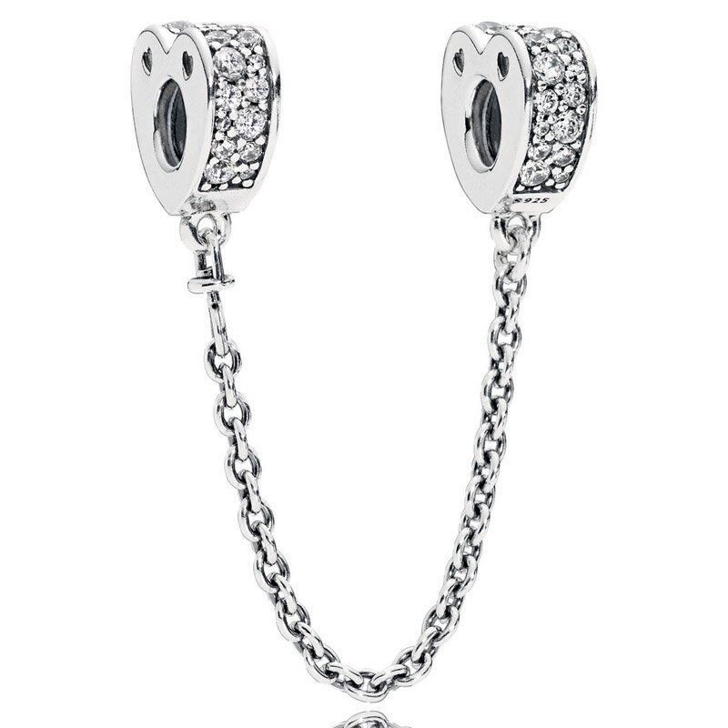 925 srebrne koraliki pasują modna bransoletka biżuterii do DIYS Insignia Daisy Flower Moon & Star Arcs Of Love łańcuch bezpieczeństwa urok