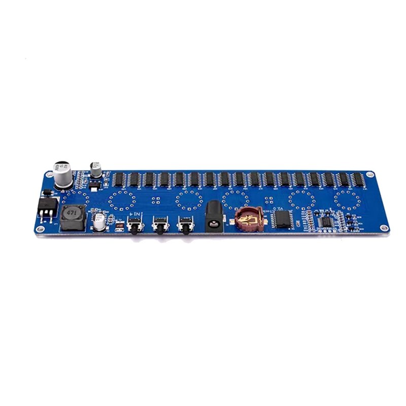 Micro-usb 12v eletrônico diy relógio módulo in14 nixie tubo digital led relógio presente módulo placa de circuito kit pcba sem tubos