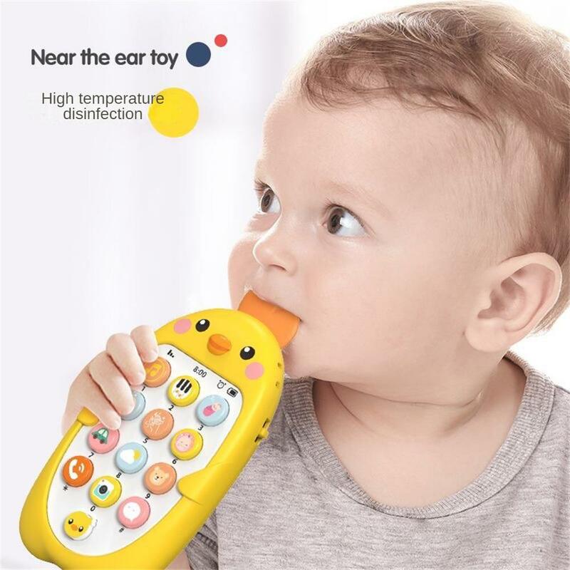 1/2PCS telefon dla dziecka zabawka telefon komórkowy wczesna edukacja maszyna do uczenia prezenty dla dzieci muzyczny maszyna elektroniczna noworodka