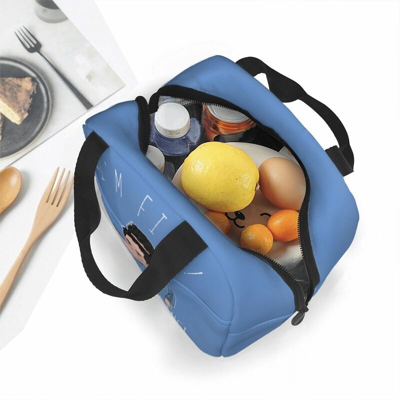 Nic mi nie jest, ale zabawni przyjaciele program telewizyjny izolowaną torba termiczna na Lunch torbę pojemnik na Lunch pudełko na Lunch torebki z jedzeniem