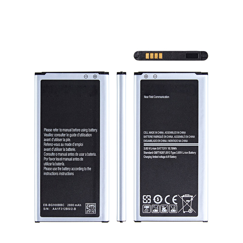 Brandneue EB-BG900BBE EB-BG900BBU batterie 2800mah für samsung galaxy s5 s5 9008 g900f/s/i g900h 9006v 9008v w kein nfc