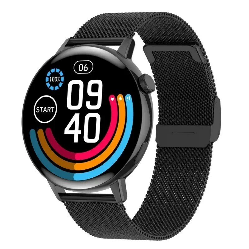 2024 New Women's Smart Watch Bluetooth Call Full Screen Touch Waterproof Watch Ladies Heart Rate Health Monitor Smart Watch