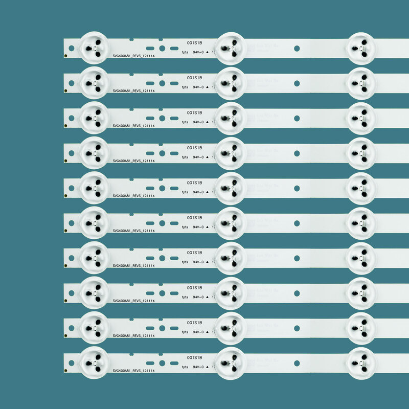 Nouveau Kit 10 pièces 5LED 395mm bande de rétroéclairage LED pour KDL40R450A KDL-40R473A SVG400A81 _ REV3 _ 121114
