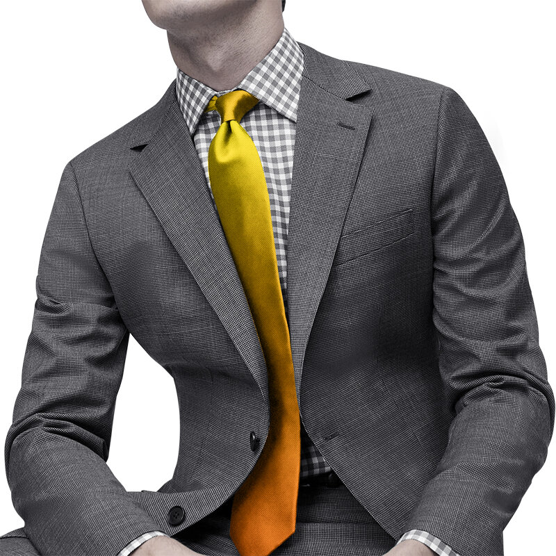 Fun gradient color men's tie 3d printing 8cm fashion novelty color tie unisex casual trend party tie fashion gift