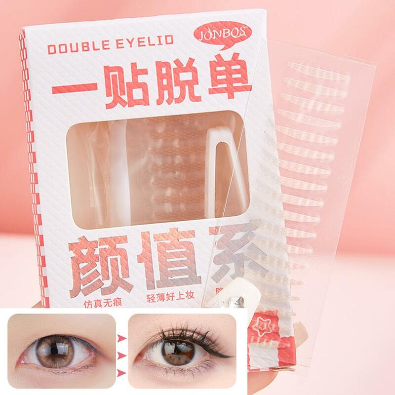 90/180Pcs Invisible Double Eyelid Sticky Natural Eye Invisible Mesh Transparent Lift Instant Eyelid Self Lace Adhesive Tool H5D1