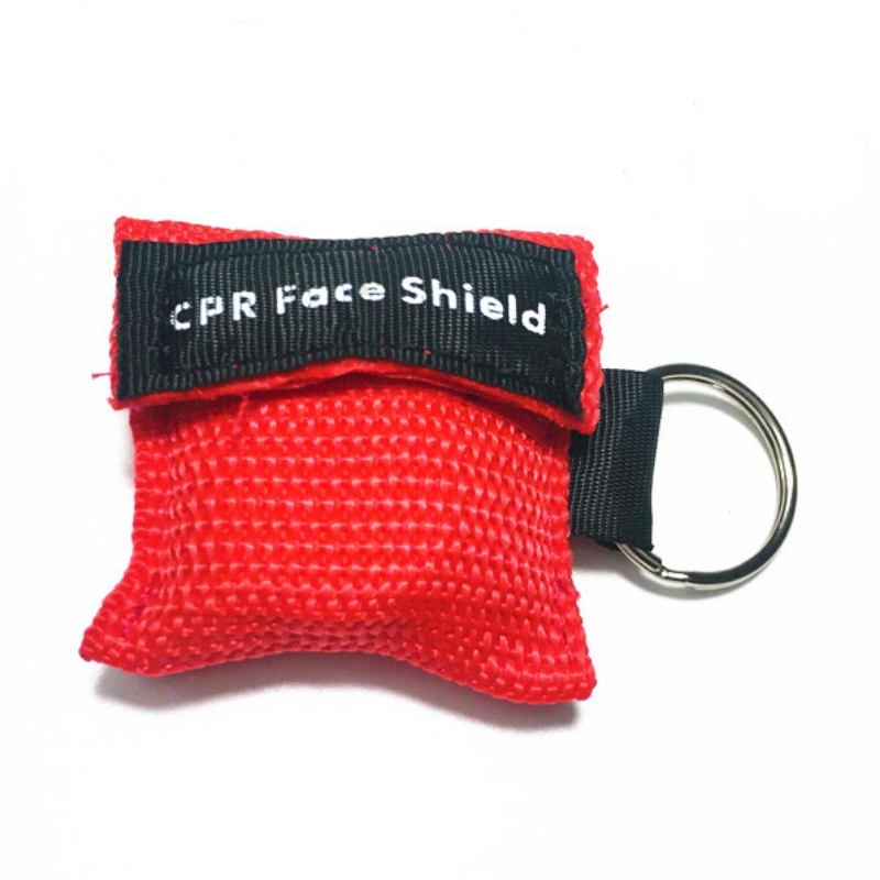Брелок для ключей, защитная пленка для лица, портативный респиратор для искусственного дыхания, аварийная кислородная маска, автомобильный Дорожный комплект первой помощи, принадлежности