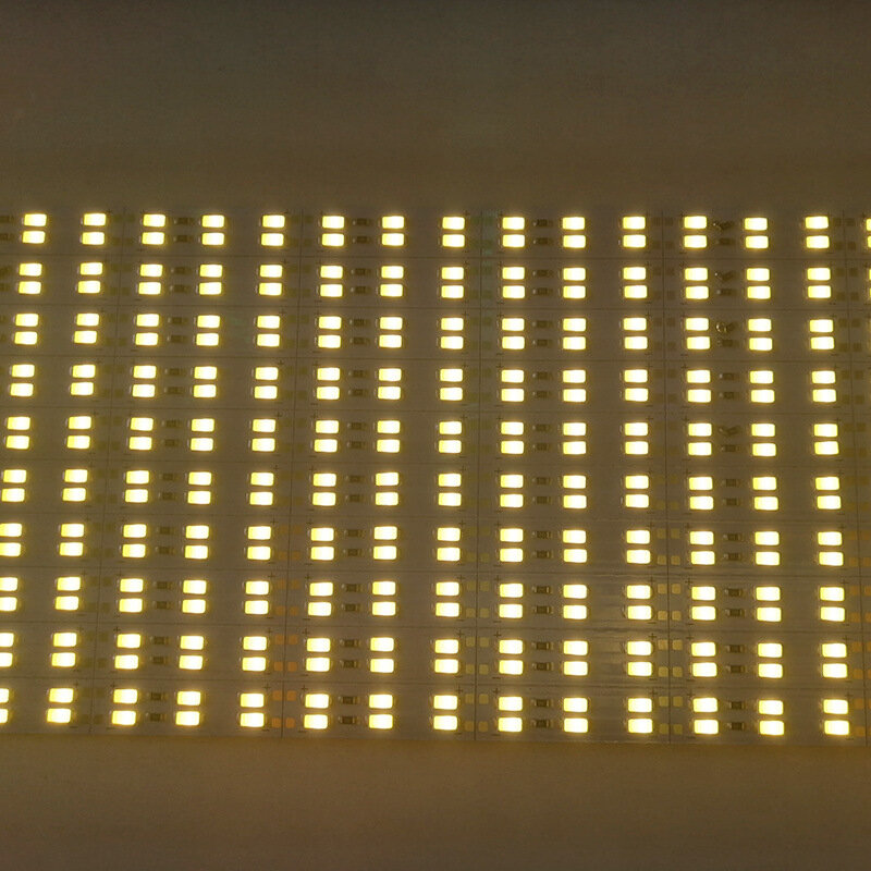 10 шт., суперъяркая фонарь из алюминиевого сплава, 12 В, 24 В, 50 см, 144 светодиодов/м, SMD 5630/5730