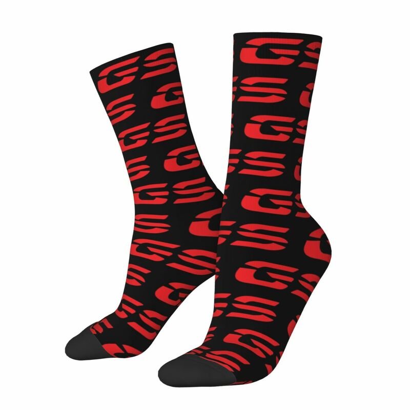 Носки для мужчин и женщин в стиле хип-хоп с логотипом GS, винтажные товары, баскетбольные носки, мягкие, лучшие подарки