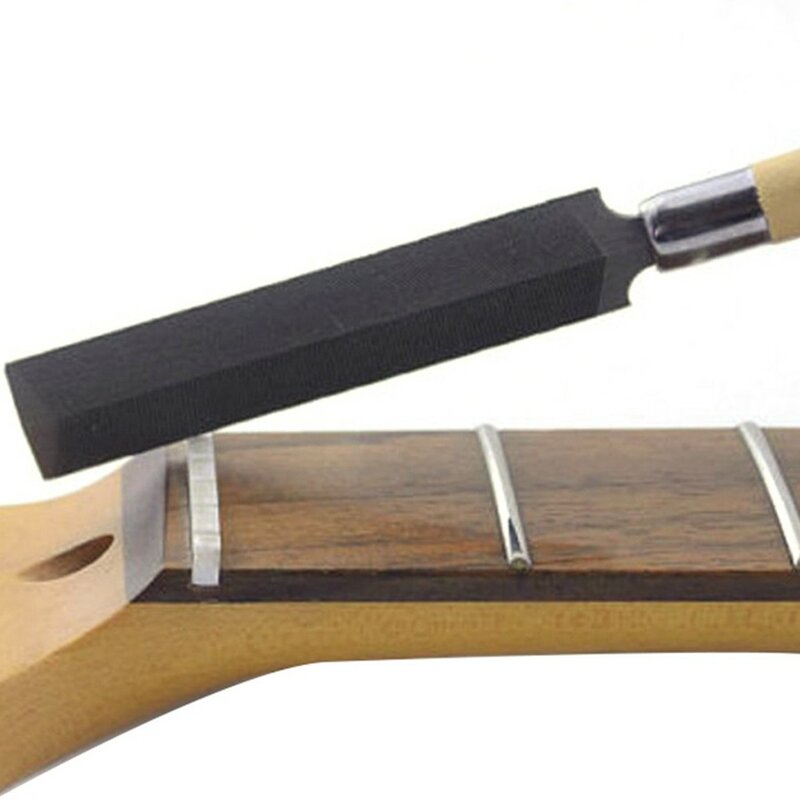 Electric Acoustic Guitar Nut File, bordas endurecidas, Nut Slotting, Saddle Slotting, acessório prático