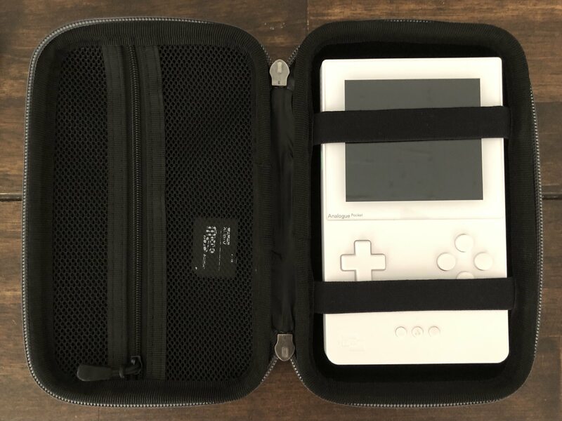 Handheld-Spiele konsole, tragbare Mini-Game-Player-Aufbewahrung tasche Ladekabel und Zubehör Hardcase für Analog tasche