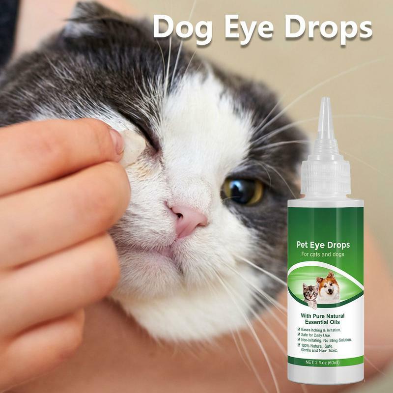 猫と犬のための快適なペットの目の洗浄液体,汚れの除去,効果的,安全性