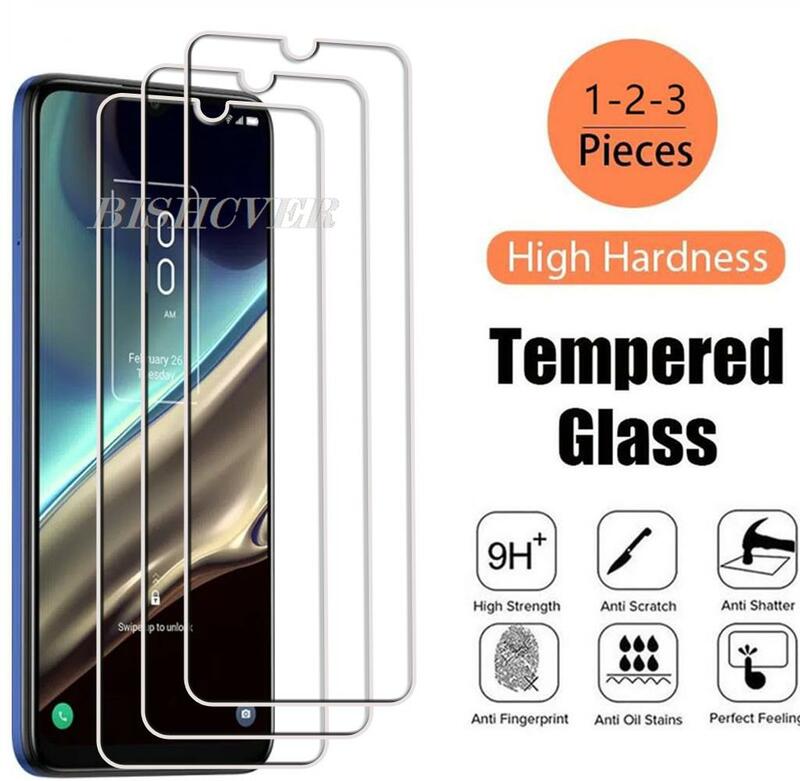 Protetor de tela de vidro temperado para celular, película protetora para tcl 406, 406s, 6,6 polegadas, 2023