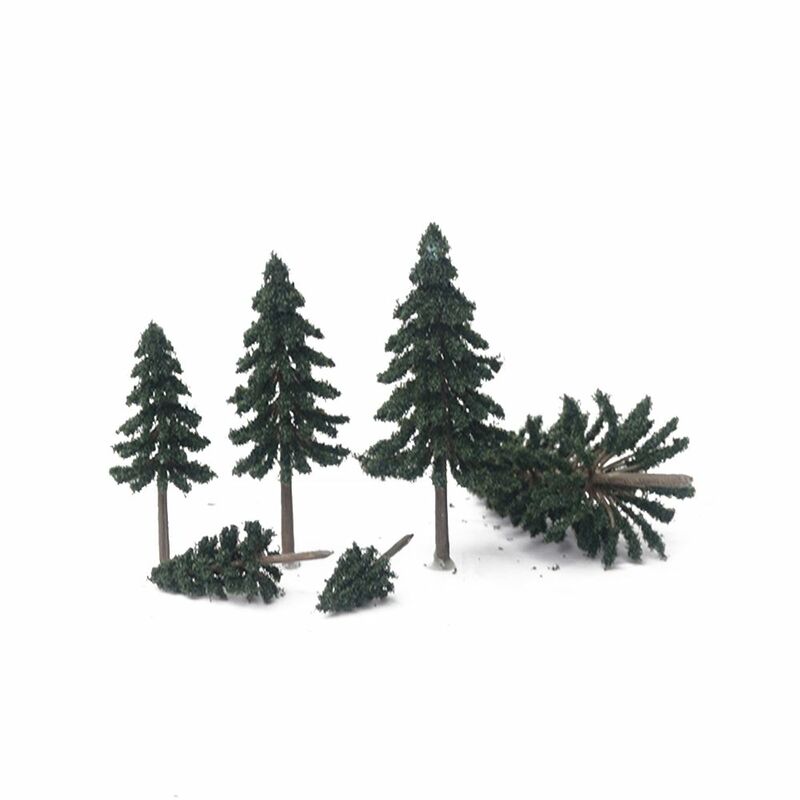 삼나무 녹색 풍경 풍경 모델 삼나무, 기차 트랙 빌딩 모델 레이아웃 소품, 10 개, 20 개, 30 개, 5-15cm
