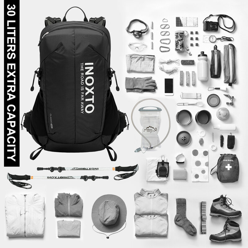 Водонепроницаемый рюкзак для альпинизма 30 л, спортивная сумка для улицы, дорожный рюкзак для кемпинга, походов, рюкзак для женщин, походная сумка для мужчин, дождевик