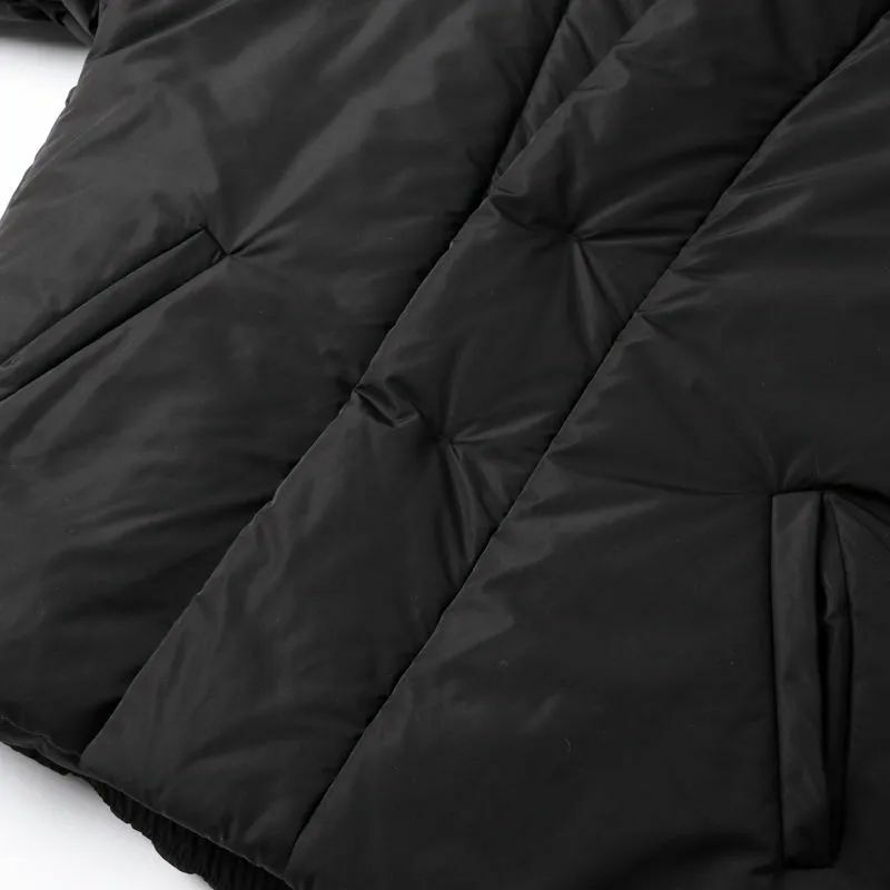 Men's 2024 New Fashion Casual Joker Loose Version Warm Cotton-padded Jacket Coat Retro Long Sleeve Chic Top.