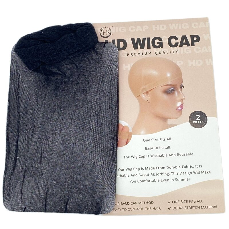 10 Pcs HD Thin Wig Cap Transparent and Invisible Sheer Wig Cap for HD Wigs Wig Accessories