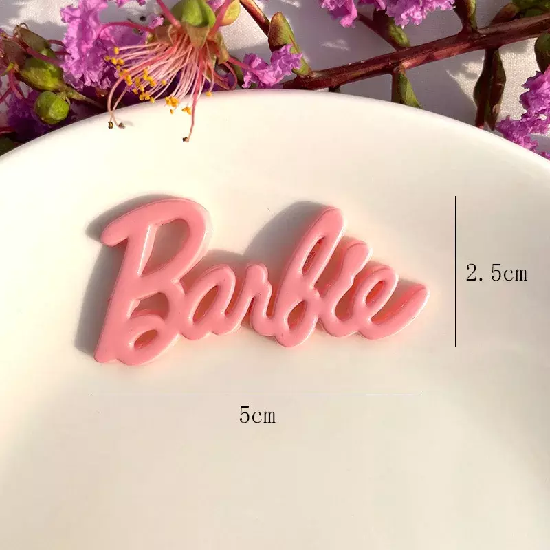 Nowe akcesoria do biżuterii Barbie Diy materiał stylowy Kawaii spinka do włosów w stylu Y2K dekoracja filmowa piękne dziewczyny prezent dla dzieci
