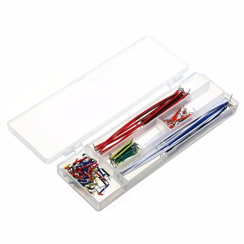 Kit de Cable de puente de placa de pruebas sin soldadura en forma de U para Arduino Shield para Raspberry Pi pan board, juego electrónico Diy, 140 Uds.