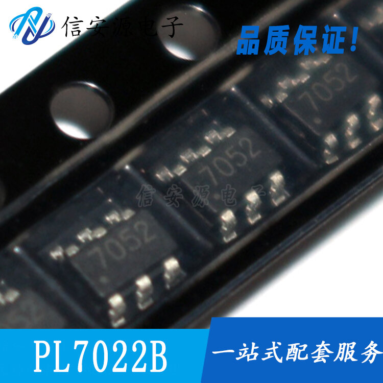 10Pcs 100% Originele Nieuwe PL7022B SOT23-6 Twee Lithium Batterij Bescherming Ic PL7022