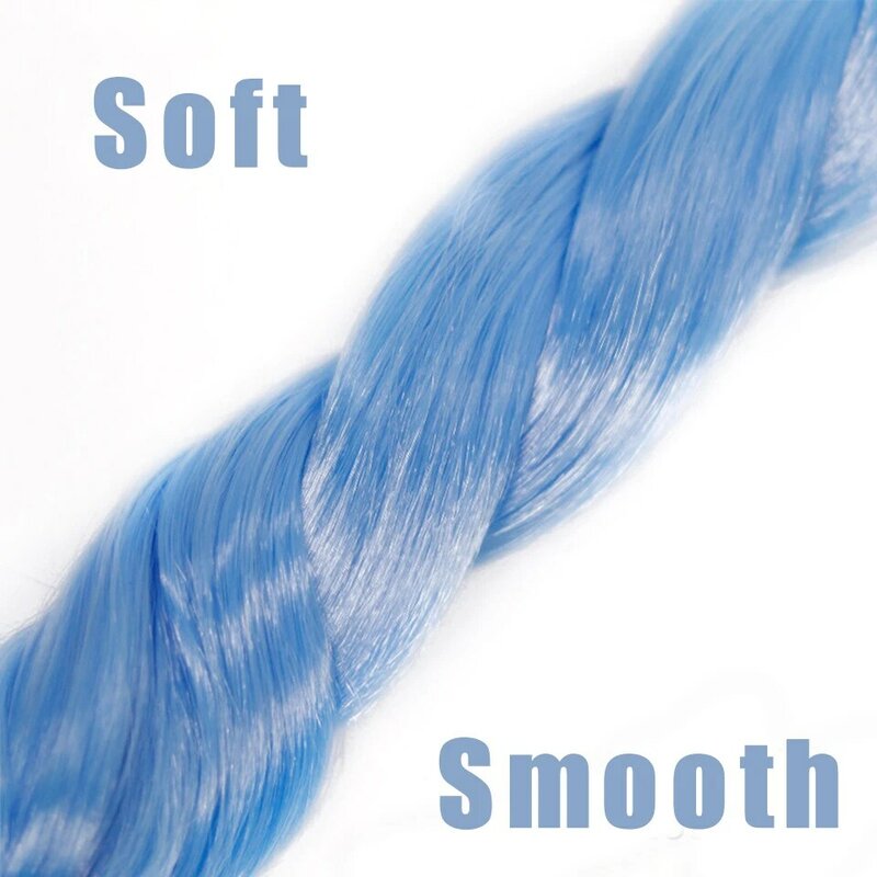 Milk Silk Anti-Mohair Wig para meninas e meninos, gancho artesanal, material de transplante, boneca BJD SD, linha de cabelo branco e preto, 80cm, 40