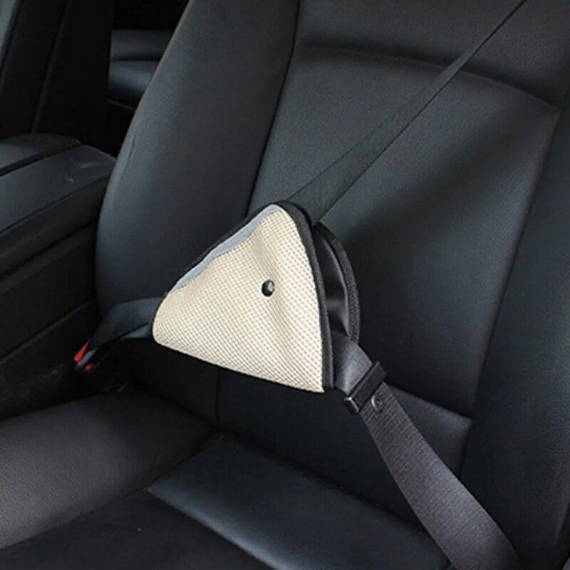 Regolatore della cintura di sicurezza per auto per bambini triangolo di sicurezza per bambini dispositivo robusto posizionatore di protezione carrelli accessori intimi