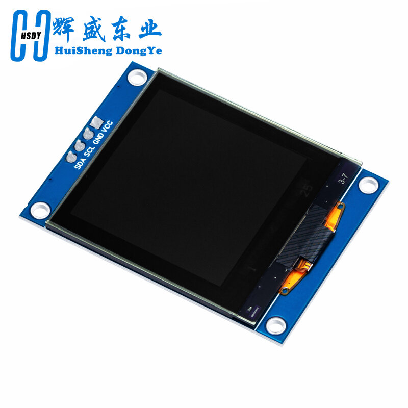 Baru 1.5 inci 1.5 "128x128 OLED perisai layar modul SH1107 Driver IIC 4 pin putih untuk Raspberry Pi untuk STM32 UNTUK Arduino